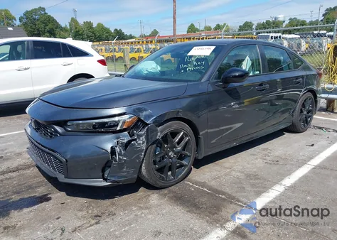 2025 Honda Civic Sport z USA, uszkodzony, nr VIN 2HGFE2F52SH591622